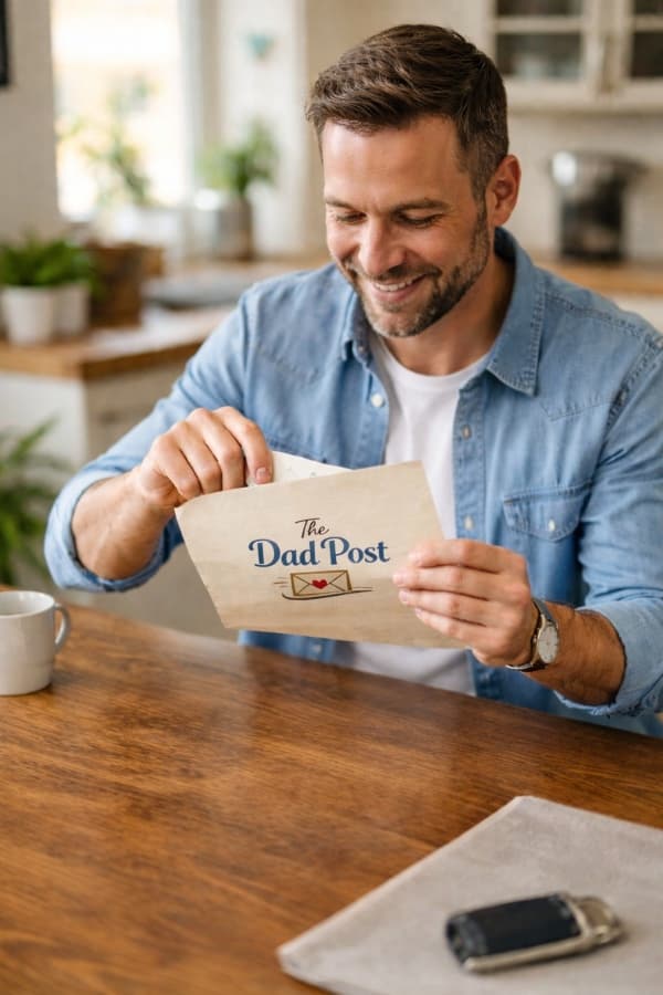 Dad spending quality time with his family outdoors